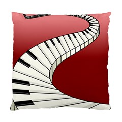 Piano Keys Music Standard Cushion Case (one Side) by Mariart