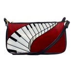 Piano Keys Music Shoulder Clutch Bags Front