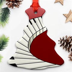 Piano Keys Music Ornament (christmas Tree)  by Mariart