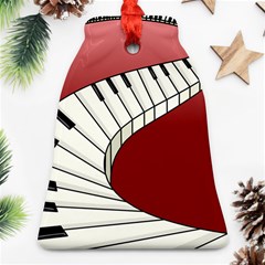 Piano Keys Music Bell Ornament (two Sides) by Mariart