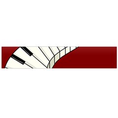 Piano Keys Music Flano Scarf (large) by Mariart