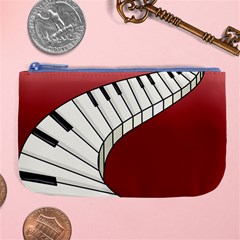 Piano Keys Music Large Coin Purse by Mariart