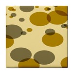 Polka Dots Tile Coasters Front