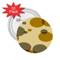 Polka Dots 2 25  Buttons (10 Pack) 