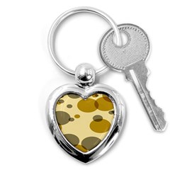 Polka Dots Key Chains (heart) 