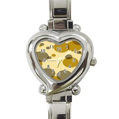 Polka Dots Heart Italian Charm Watch by Mariart