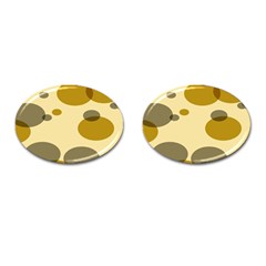 Polka Dots Cufflinks (oval) by Mariart