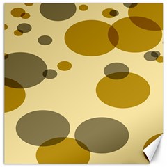 Polka Dots Canvas 20  X 20   by Mariart