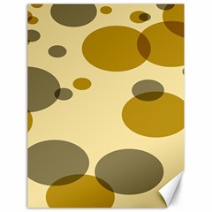 Polka Dots Canvas 18  X 24   by Mariart