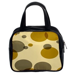 Polka Dots Classic Handbags (2 Sides) by Mariart