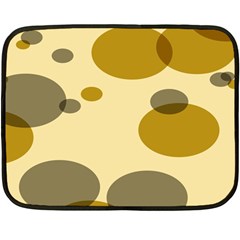 Polka Dots Double Sided Fleece Blanket (mini) 