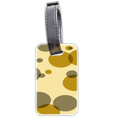 Polka Dots Luggage Tags (two Sides) by Mariart