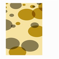 Polka Dots Large Garden Flag (two Sides) by Mariart