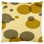 Polka Dots Large Cushion Case (One Side) Front