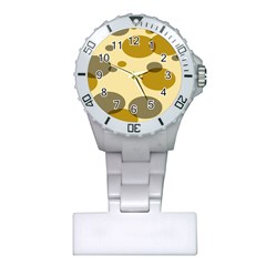 Polka Dots Plastic Nurses Watch by Mariart