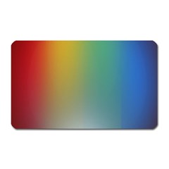 Rainbow Flag Simple Magnet (rectangular)