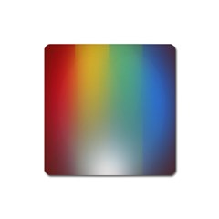 Rainbow Flag Simple Square Magnet by Mariart