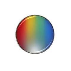 Rainbow Flag Simple Hat Clip Ball Marker by Mariart