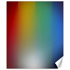 Rainbow Flag Simple Canvas 8  X 10 