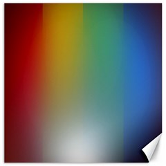 Rainbow Flag Simple Canvas 16  X 16   by Mariart