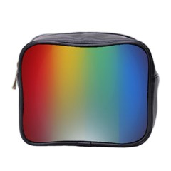 Rainbow Flag Simple Mini Toiletries Bag 2-side by Mariart