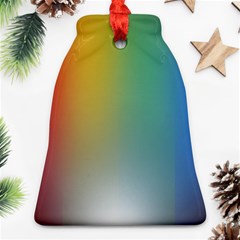 Rainbow Flag Simple Bell Ornament (two Sides)