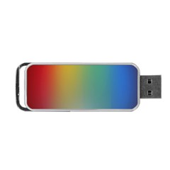 Rainbow Flag Simple Portable Usb Flash (two Sides) by Mariart