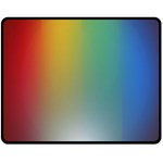 Rainbow Flag Simple Double Sided Fleece Blanket (Medium)  58.8 x47.4  Blanket Front