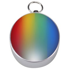 Rainbow Flag Simple Silver Compasses by Mariart