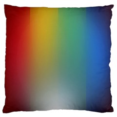 Rainbow Flag Simple Large Flano Cushion Case (one Side) by Mariart