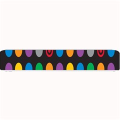 Polka Dots Rainbow Circle Small Bar Mats by Mariart