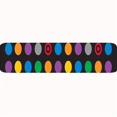 Polka Dots Rainbow Circle Large Bar Mats by Mariart