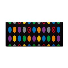 Polka Dots Rainbow Circle Cosmetic Storage Cases by Mariart