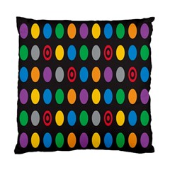 Polka Dots Rainbow Circle Standard Cushion Case (two Sides) by Mariart