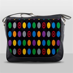 Polka Dots Rainbow Circle Messenger Bags