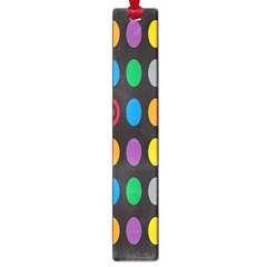 Polka Dots Rainbow Circle Large Book Marks by Mariart