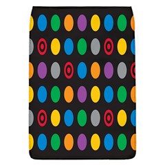 Polka Dots Rainbow Circle Flap Covers (l)  by Mariart