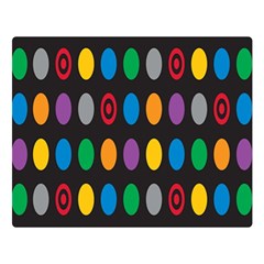 Polka Dots Rainbow Circle Double Sided Flano Blanket (large)  by Mariart