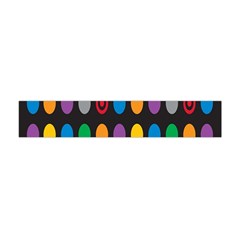 Polka Dots Rainbow Circle Flano Scarf (mini)