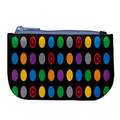 Polka Dots Rainbow Circle Large Coin Purse