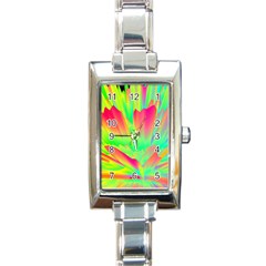 Screen Random Images Shadow Green Yellow Rainbow Light Rectangle Italian Charm Watch by Mariart