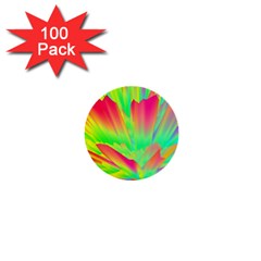 Screen Random Images Shadow Green Yellow Rainbow Light 1  Mini Buttons (100 Pack) 