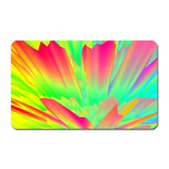 Screen Random Images Shadow Green Yellow Rainbow Light Magnet (rectangular) by Mariart