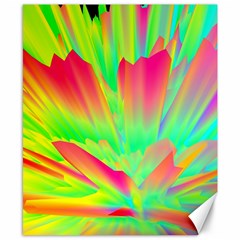 Screen Random Images Shadow Green Yellow Rainbow Light Canvas 8  X 10  by Mariart