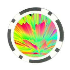 Screen Random Images Shadow Green Yellow Rainbow Light Poker Chip Card Guard by Mariart