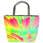 Screen Random Images Shadow Green Yellow Rainbow Light Bucket Bags Front