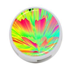 Screen Random Images Shadow Green Yellow Rainbow Light 4-port Usb Hub (one Side) by Mariart