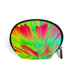 Screen Random Images Shadow Green Yellow Rainbow Light Accessory Pouches (small)  by Mariart