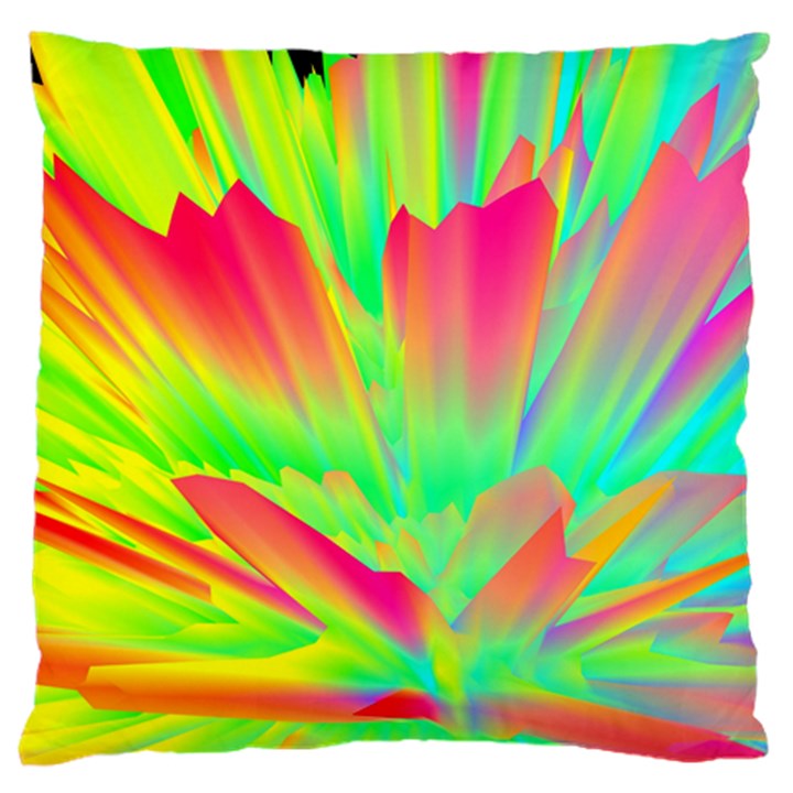 Screen Random Images Shadow Green Yellow Rainbow Light Standard Flano Cushion Case (One Side)