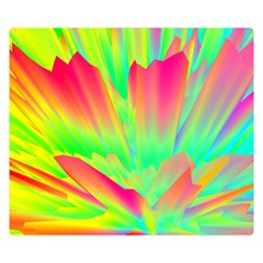 Screen Random Images Shadow Green Yellow Rainbow Light Double Sided Flano Blanket (small)  by Mariart